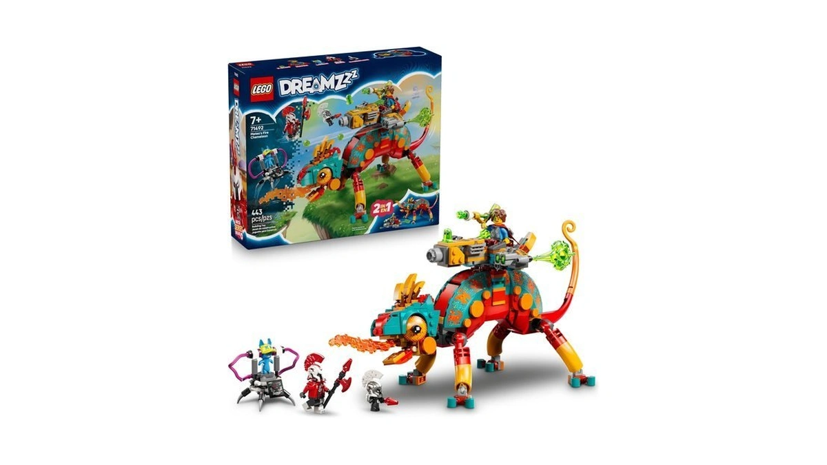 Lego Dreamzzz Mateo’s Fire Chameleon Building Toy - Pretend Play