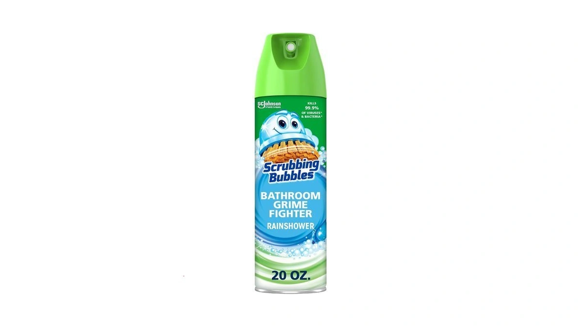Scrubbing Bubbles Bathroom And Shower Cleaner Disinfectant Aerosol, Foaming Action