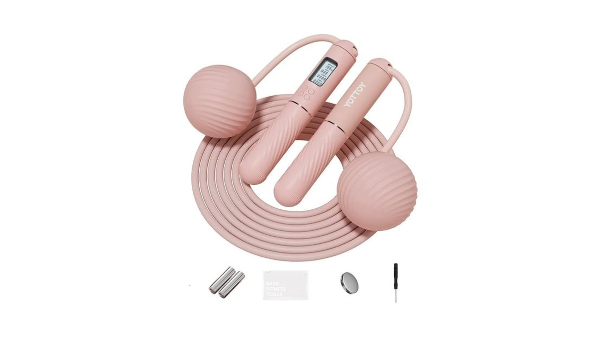 Yottoy Cordless Jump Rope With Counter - Ropeless Jump Rope