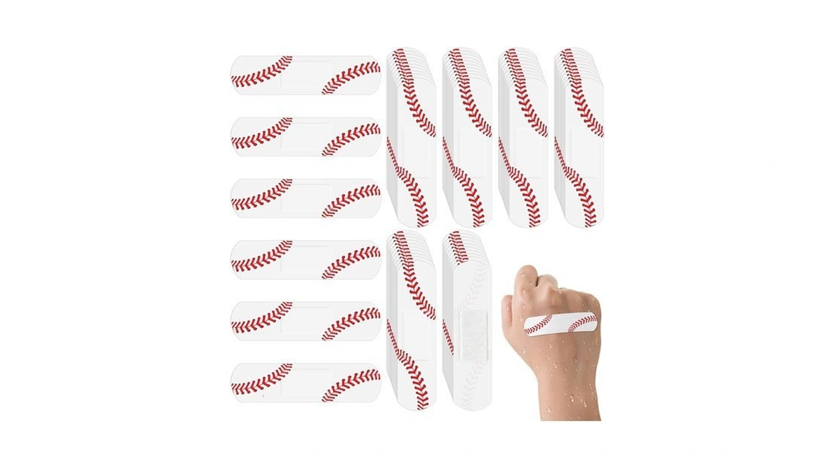 Akaixi 60pcs Baseball Bandages Waterproof Pe Adhesive Bandage For Sports
