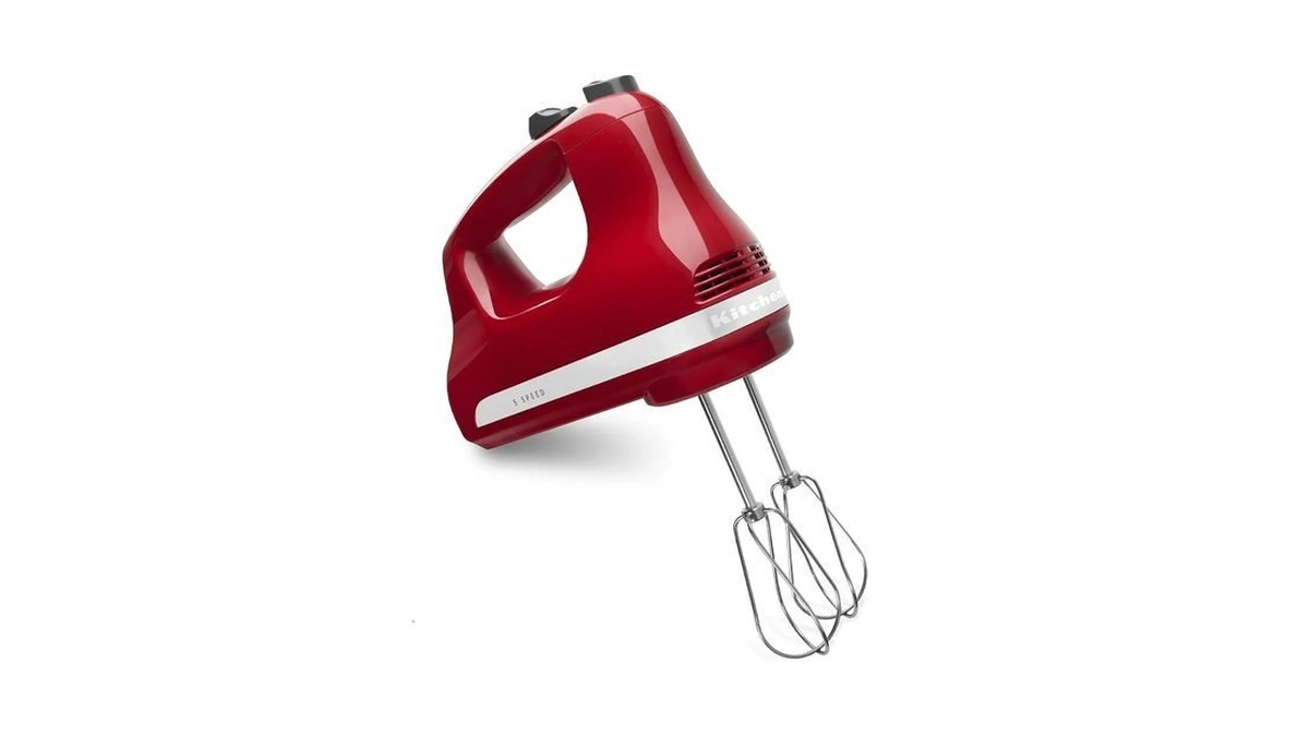Kitchenaid 5 Ultra Power Speed Hand Mixer, Khm512, Empire Red