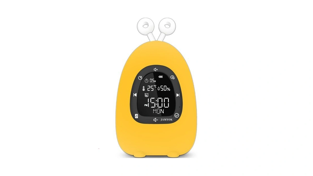 Jamyok Sunrise Alarm Clock Wake Up Light, White Noise Sound
