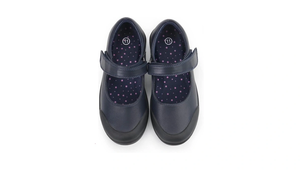 Tobfis Girl's Strap Mary Jane Flats Durable School Uniform Dress
