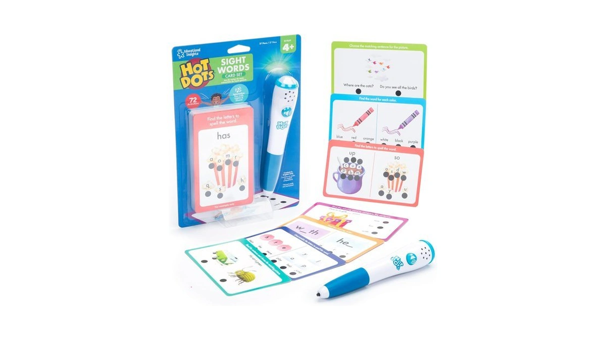 Educational Insights Hot Dots® Sight Words Card Set - Learn