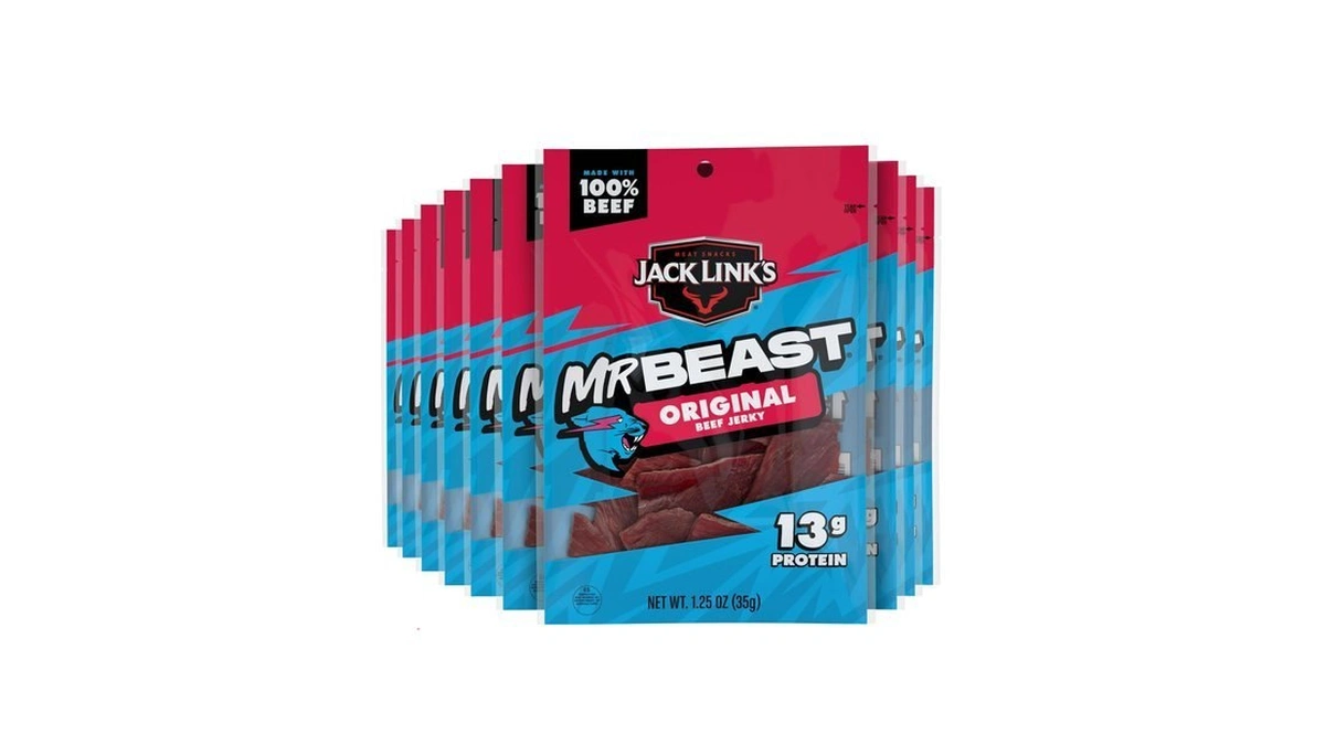Jack Link's Mrbeast Original Beef Jerky - (10 Pack) 1.25
