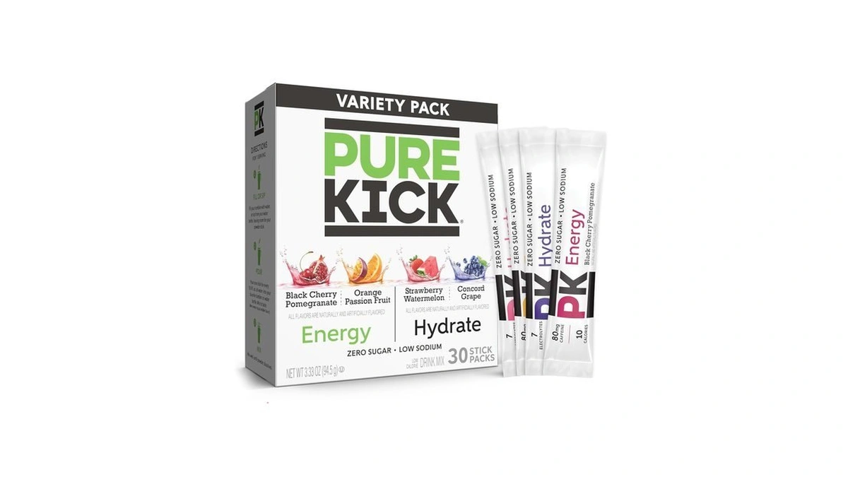 Amazon : Pure Kick Energy & Hydrate Singles To Go
