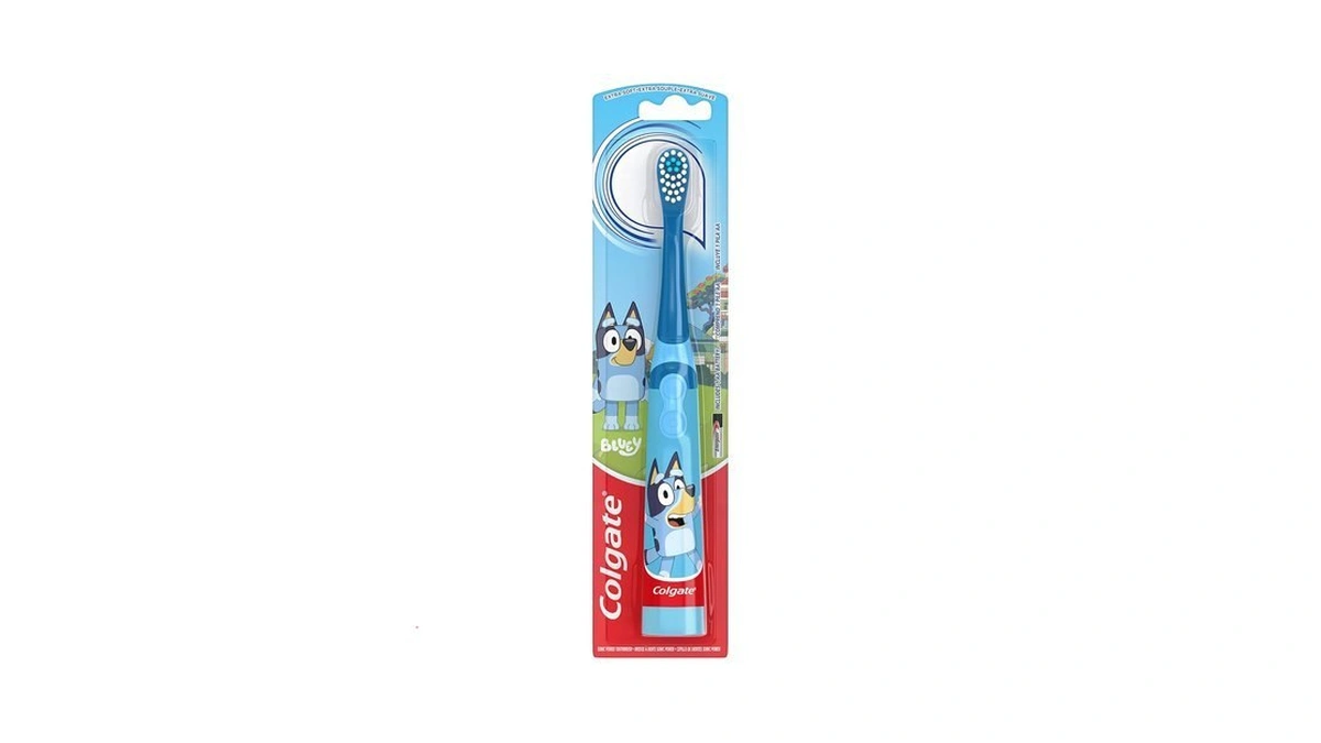 Colgate Kids Battery Powered Bluey Toothbrush, Extra Soft