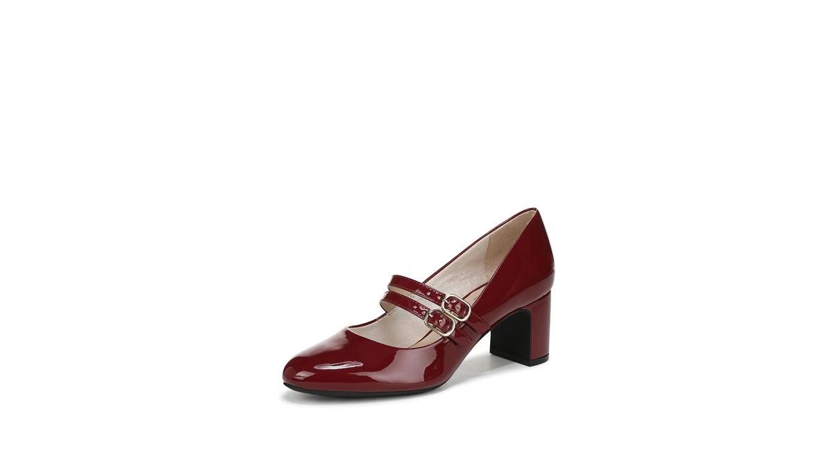 Lifestride Women's True Pump Dark Cherry Patent 8.5 W