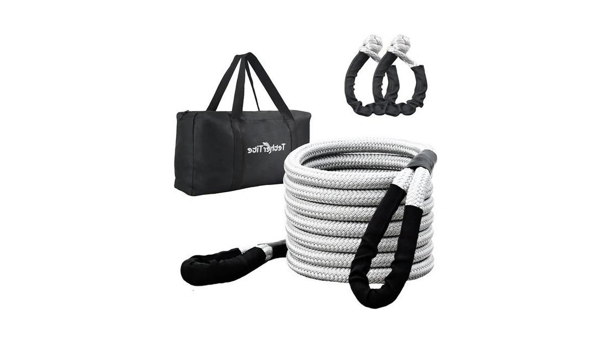 Tether Tite Kinetic Recovery Tow Rope (36000lbs) With 2 Uhmwpe