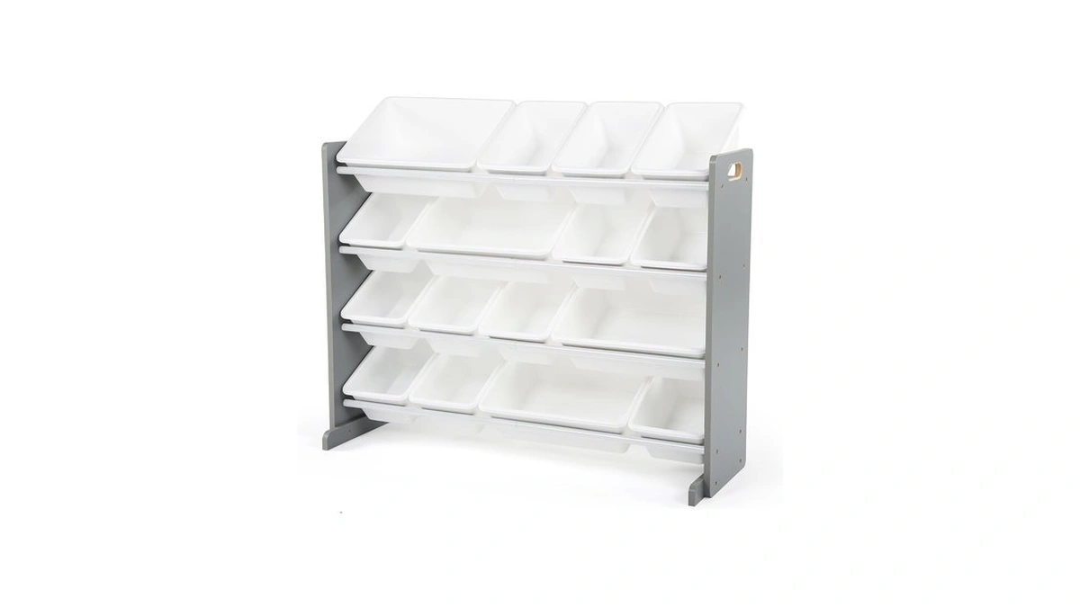 Humble Crew Kids Toy Organizer With 16 Bins, 4 Tier