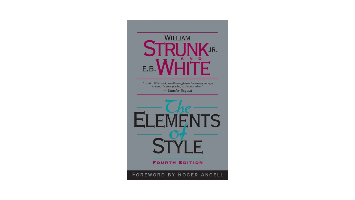 The Elements Of Style, Fourth Edition
