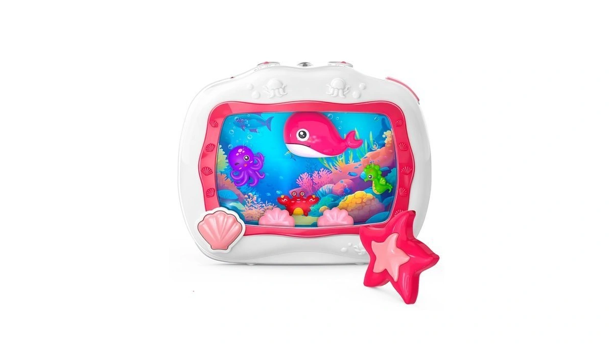Baby Aquarium Toy Sleep Soother, Tummy Time Toys & Crib