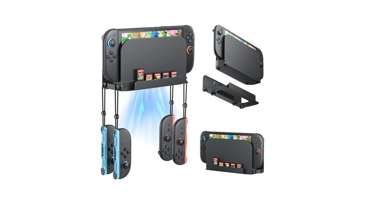 Fastsnail Wall Mount & Organizer For Nintendo Switch 2/switch 1