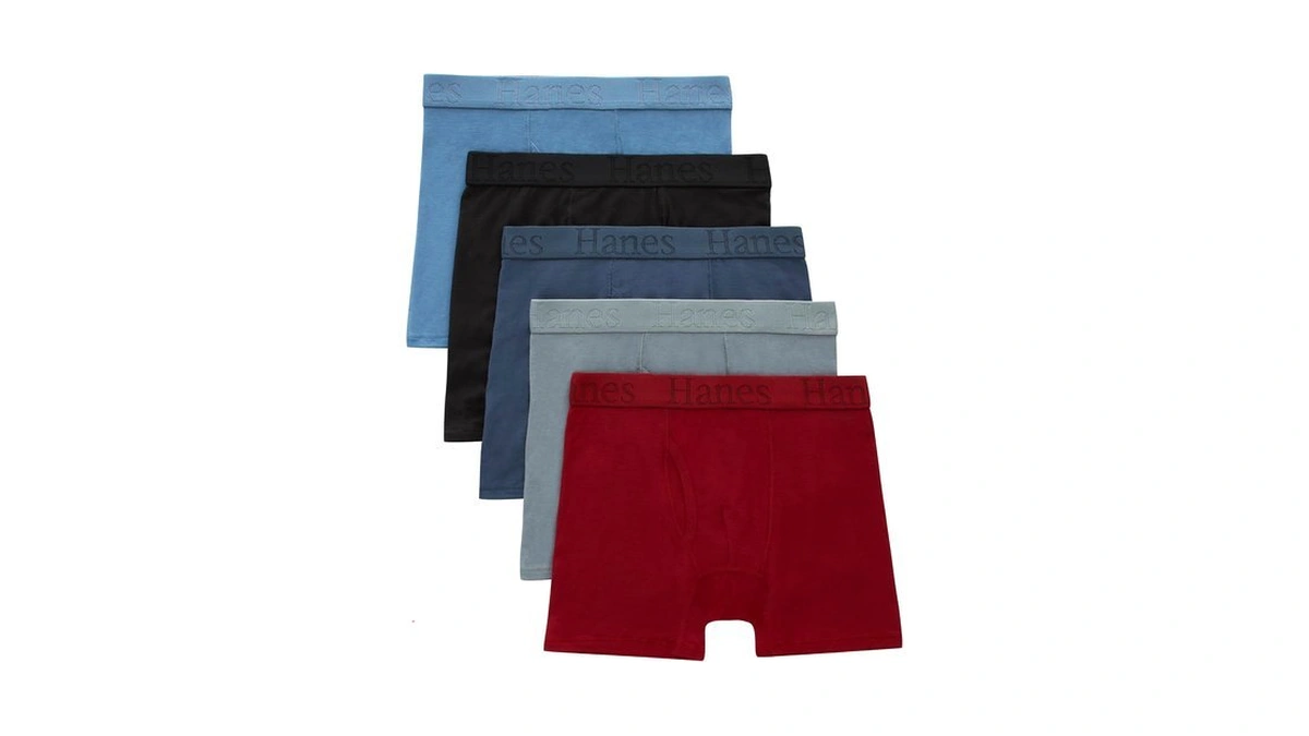 Hanes Ultimate Boys' Originals Boxer Brief Underwear, Supersoft Boxer Briefs