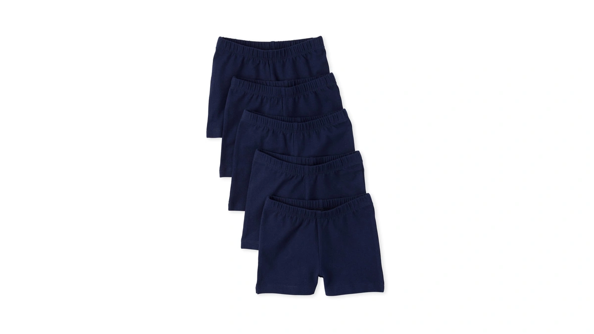 The Children's Place Girls Basic Cartwheel Short, Tidal 5 Pack,
