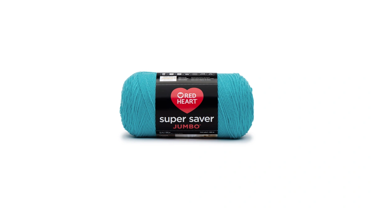Red Heart Super Saver Jumbo Yarn, Turqua