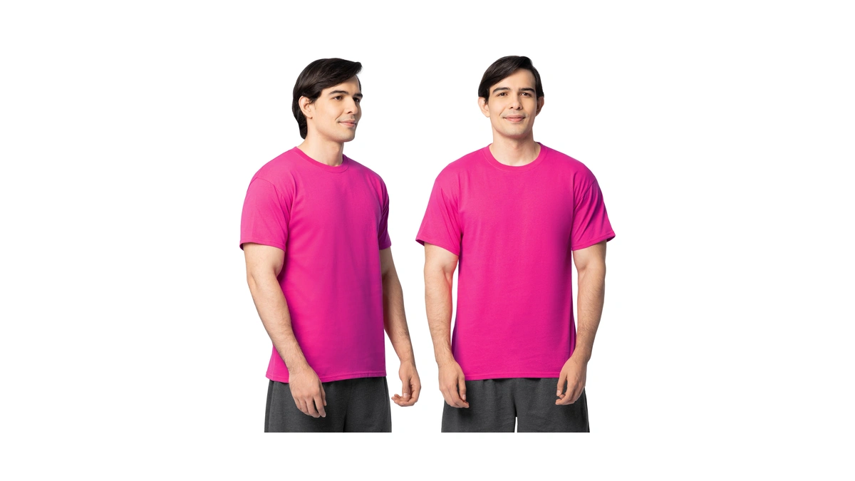 Fruit The Loom Mens Eversoft Cotton Shirts Br...