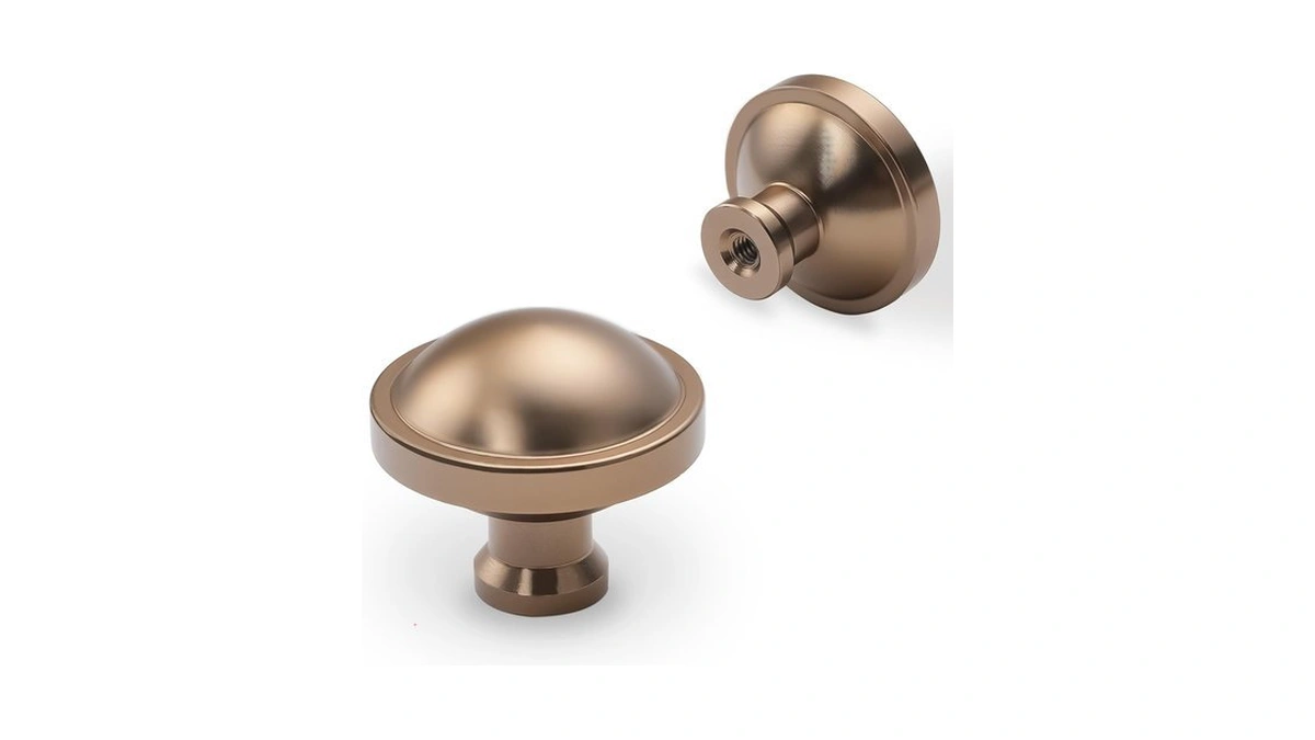 Amasideca 10 Pack Dark Champagne Bronze Kitchen Cabinet Knobs Cabinet