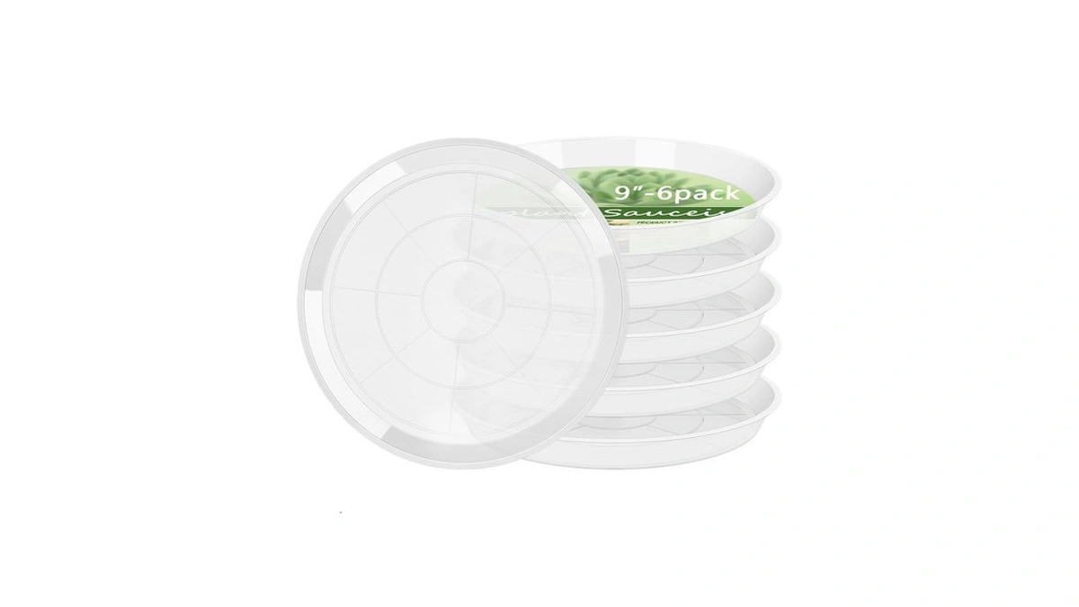 Yopikuu 6pack Plant Saucer, 3 5 7 9 11 13
