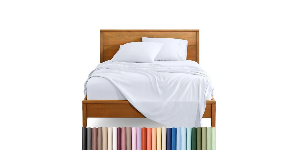Bare Home Queen Sheet Set - 1800 Ultra-soft (queen, White)