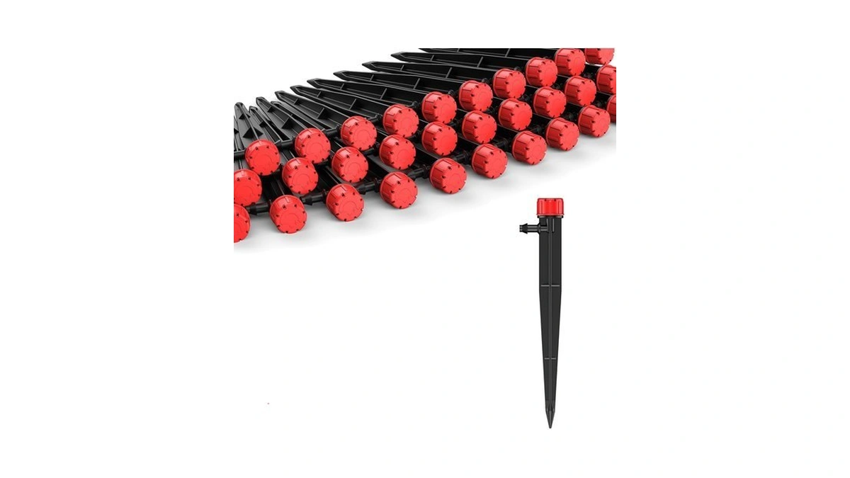 Pawfly 60 Pcs Drip Irrigation Emitters, Garden Drippers For Plants