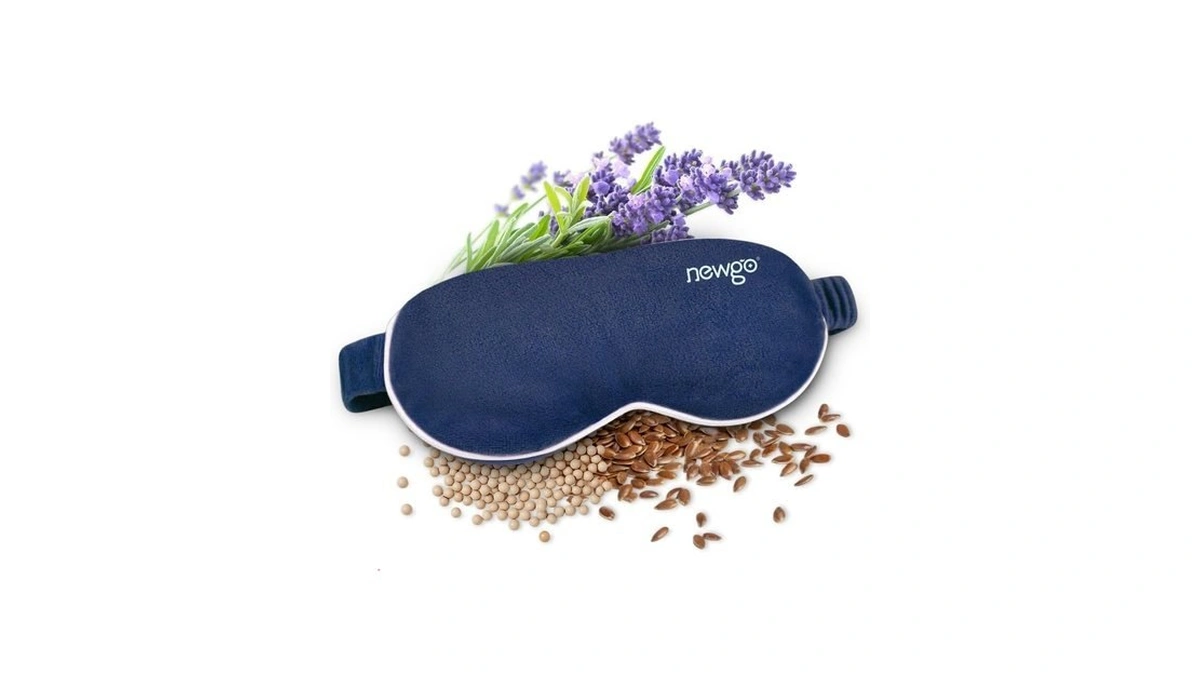 Newgo Heated Eye Mask, Warm Compress For Dry Eye Relief,