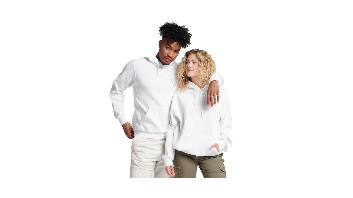 Dri-power Fleece Pullover Hood White Small
