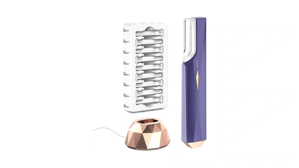 Sonic Dermaplane Razor For Women Face, Painless Facial Exfoliation &