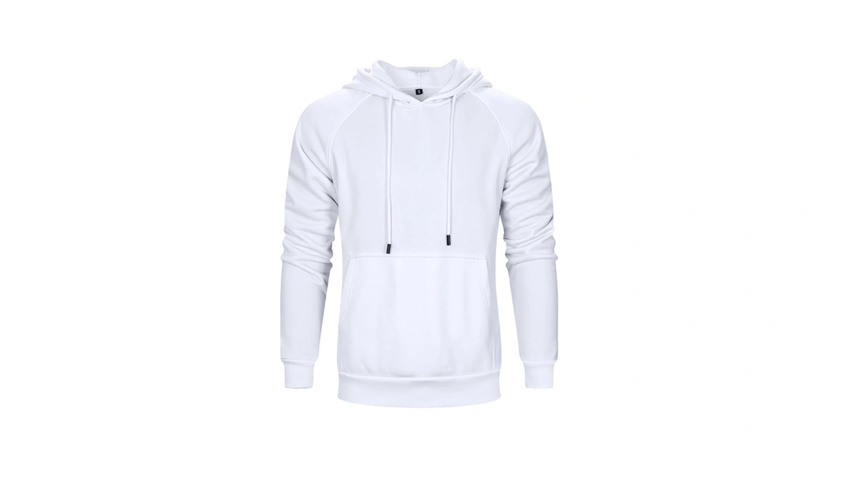 Toloer Men's Hoodies Pullover Slim Fit Solid Color Sports Outwear