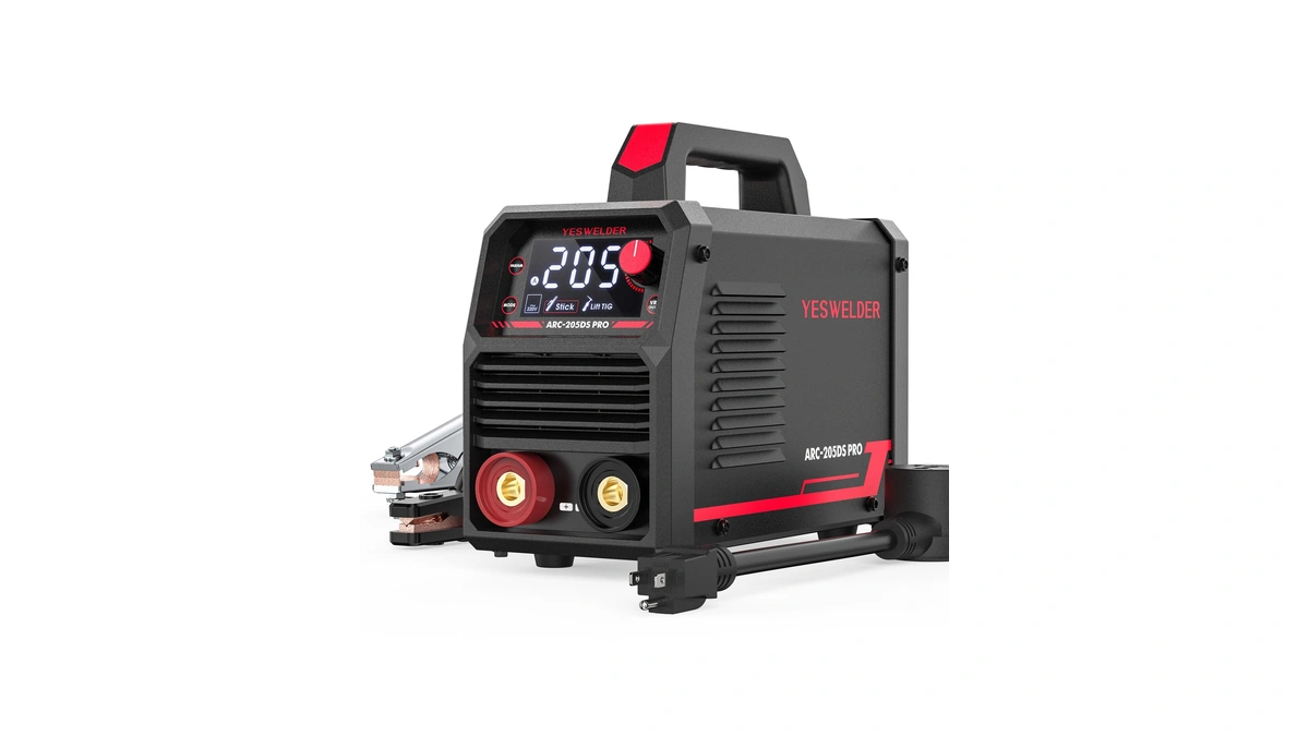 Yeswelder 205amp Stick Welder Large Led Display, Digital Inverter Igbt