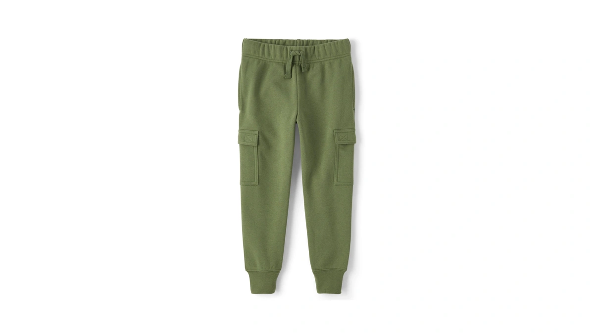 The Children's Place,boys,active Fleece Jogger Pants,olive Cargo,xx-large