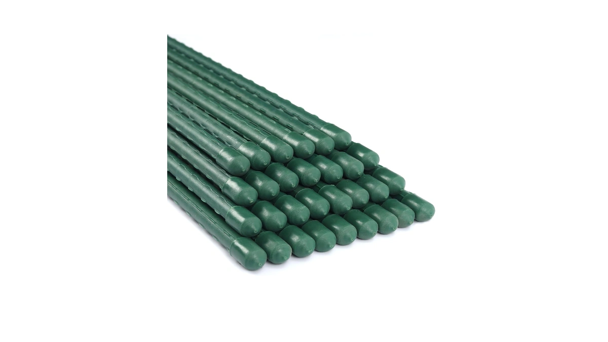 Tingyuan Garden Stakes 55 Inches Steel Plant Stakes Tomato Stakes