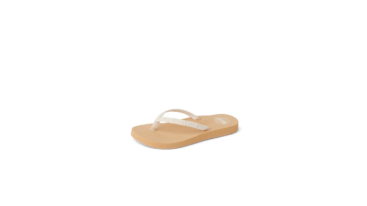 Reef Ginger Womens Beach Flip Flop, Soft Woven Strap Made
