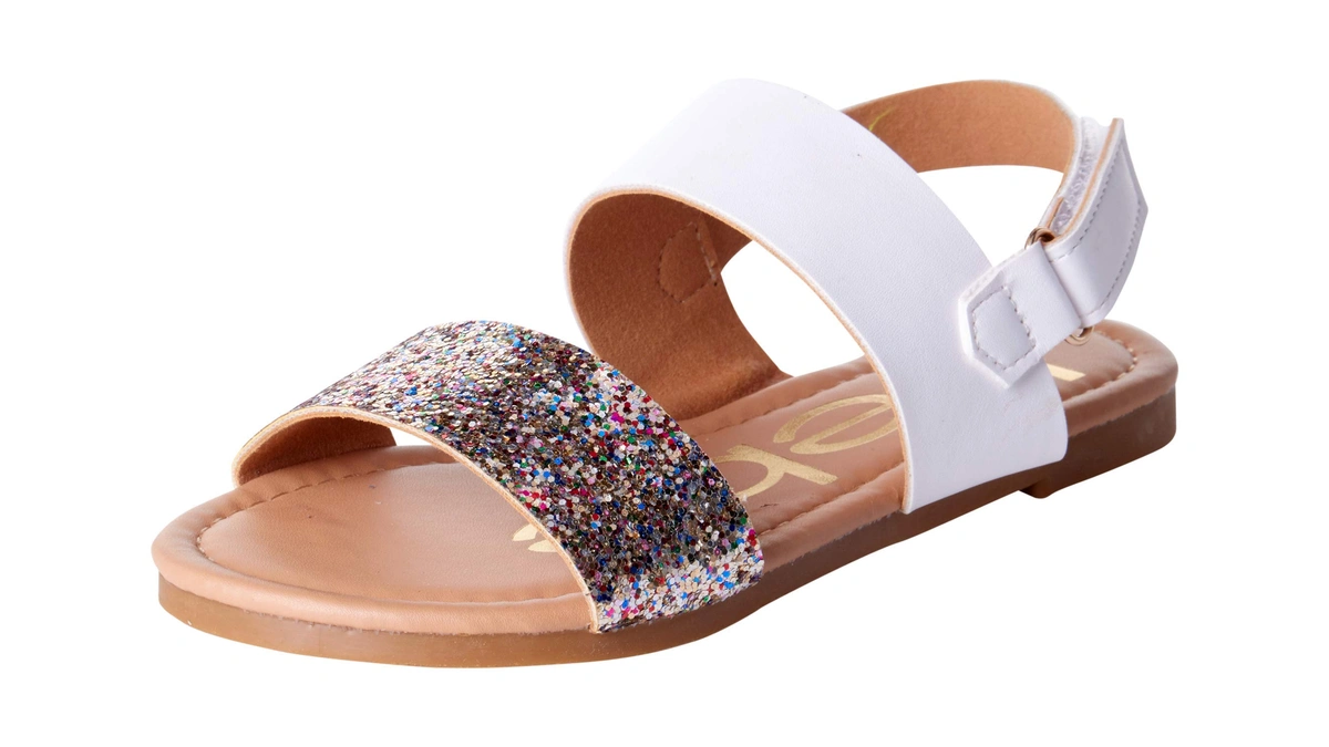 Bebe Girls Sandals - Open Toe Flats With Soft Cushion