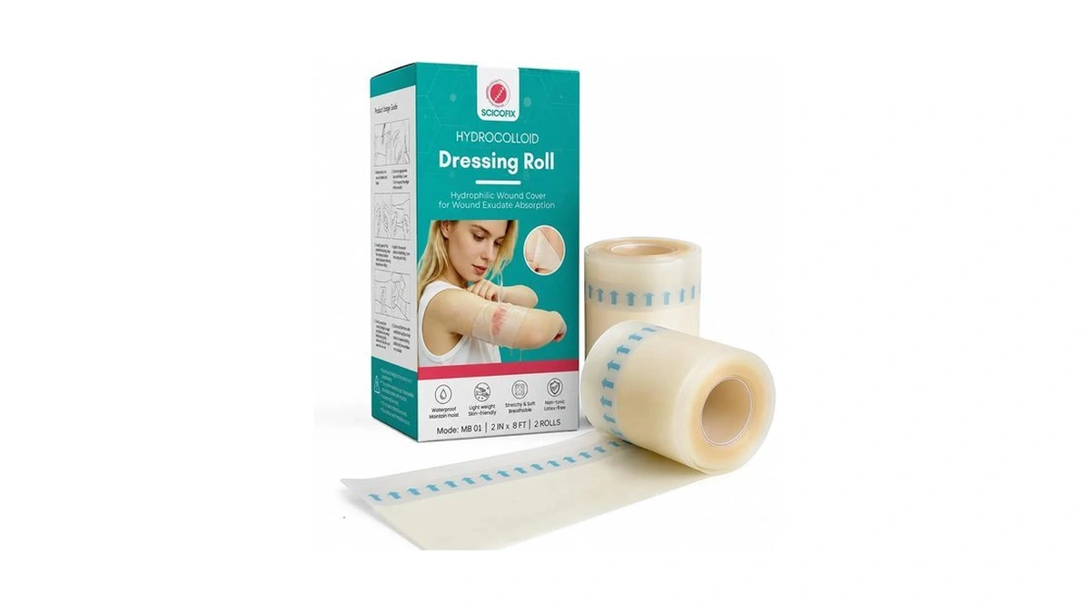 Scicofix Hydrocolloid Dressing Roll For Acne & Blisters, 2in X