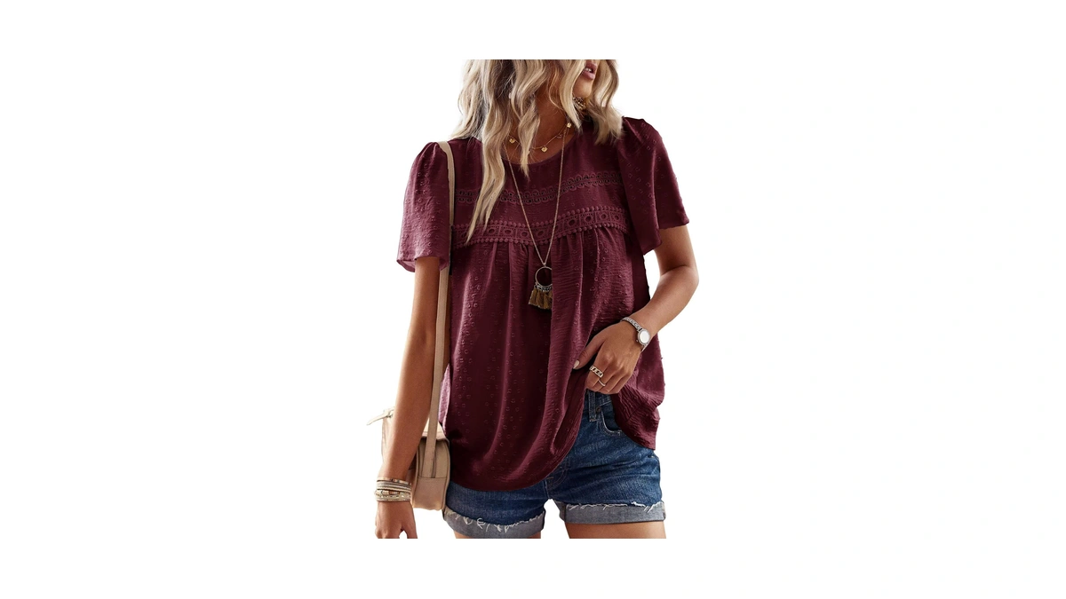 Falechay Mulberry Tops For Women Cute Maternity Blouse Solid Bohemian
