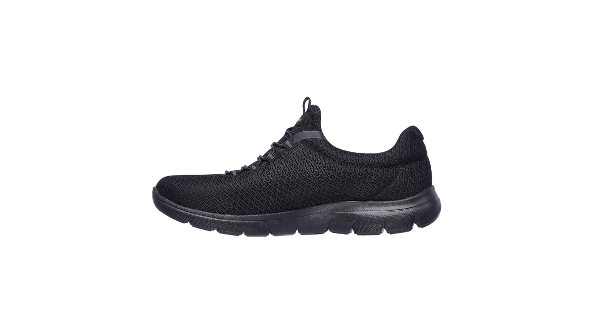 Skechers Womens Summits Sneaker, Bbk, 5.5 Wide Us