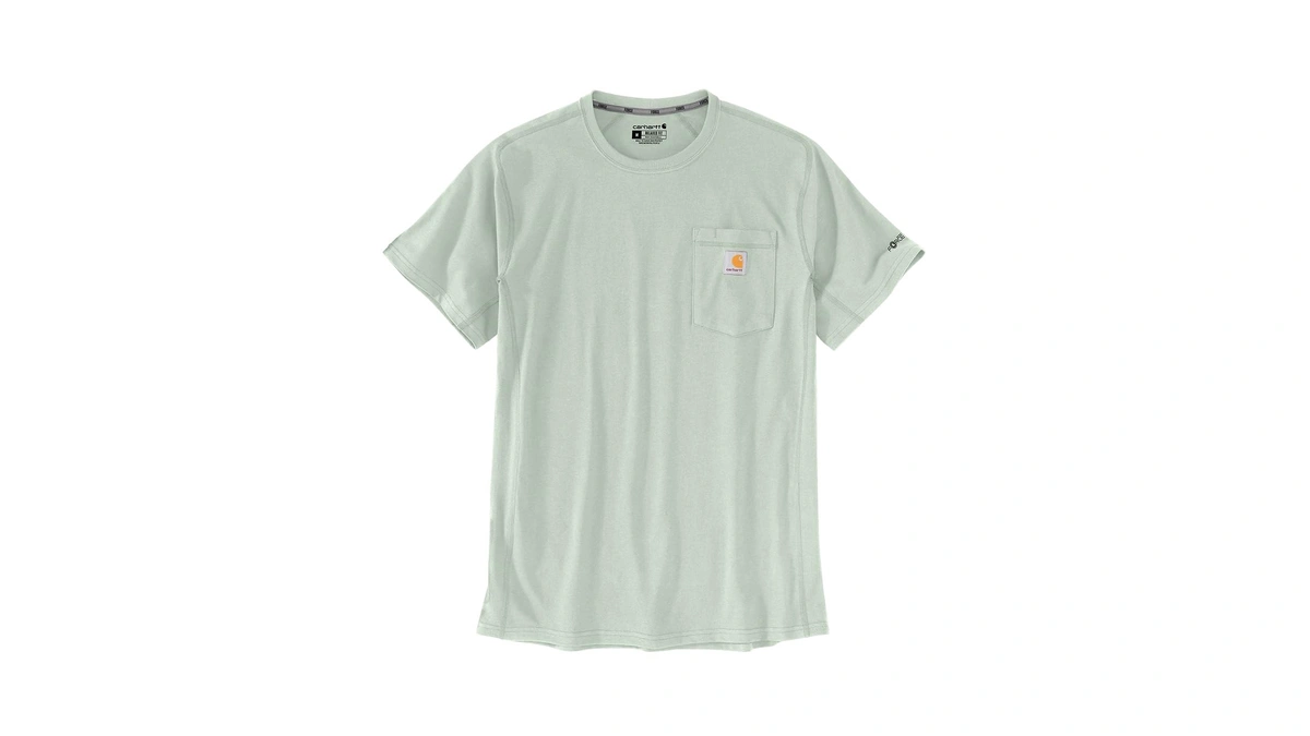 Carhartt Men's Force Relaxed Fit Midweight Short-sleeve Pocket T-shirt, Smoked