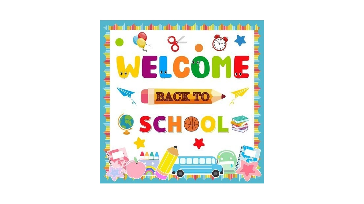 Morenkiss Back To School Classroom Bulletin Board Decoration Set
