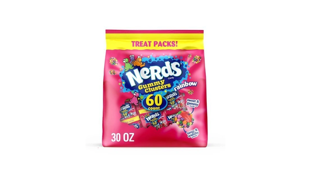 Amazon : Nerds Gummy Clusters Rainbow Candy, Trea