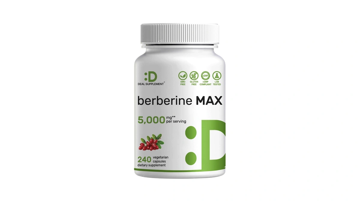 Deal Supplement Berberine Max Supplement With Turmeric, 5000 Mg** Per