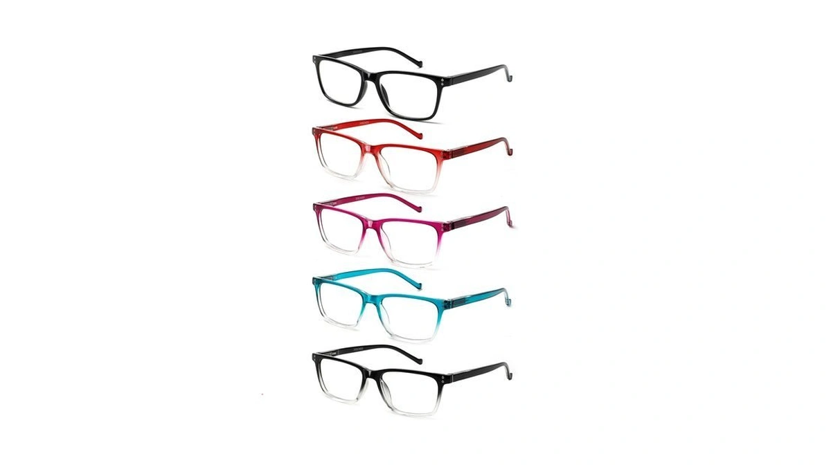 Joschoo 5 Pack Reading Glasses Men Women Spring Hinges Comfortable