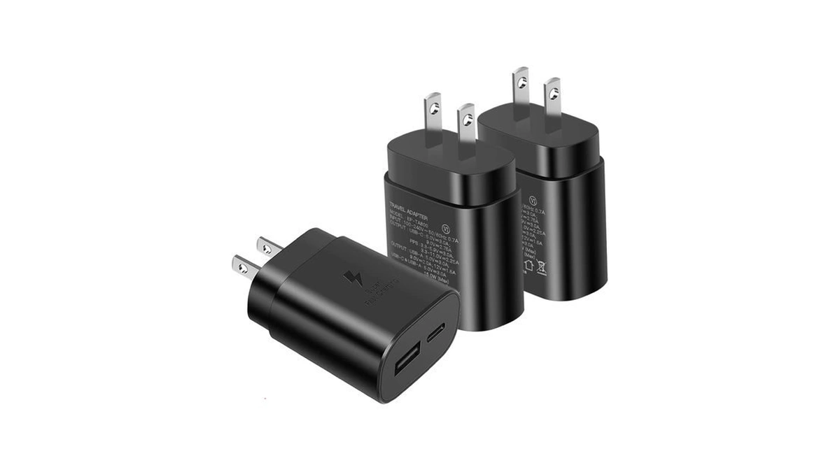 Type C Charger, 25w Usb C Wall Charger Dual Port