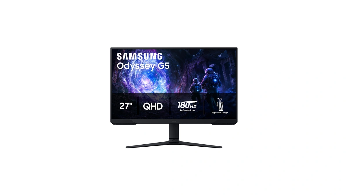 Samsung 27" Odyssey G5 (g51f) Series Qhd (1440p) Gaming Monitor