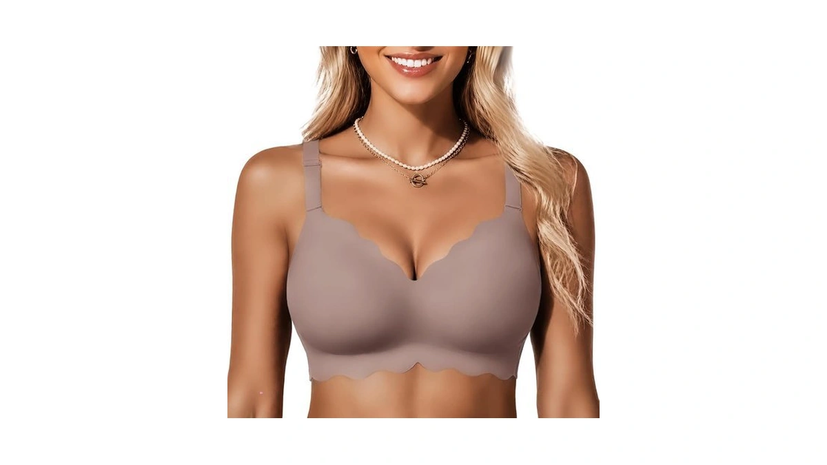 Cocomarts Jelly Bras For Women No Underwire Wireless Push Up