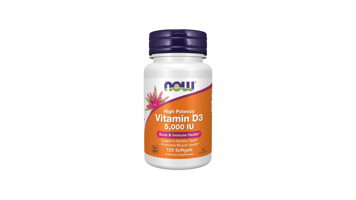Now Foods Supplements, Vitamin D-3 5,000 Iu, High Potency, Structural