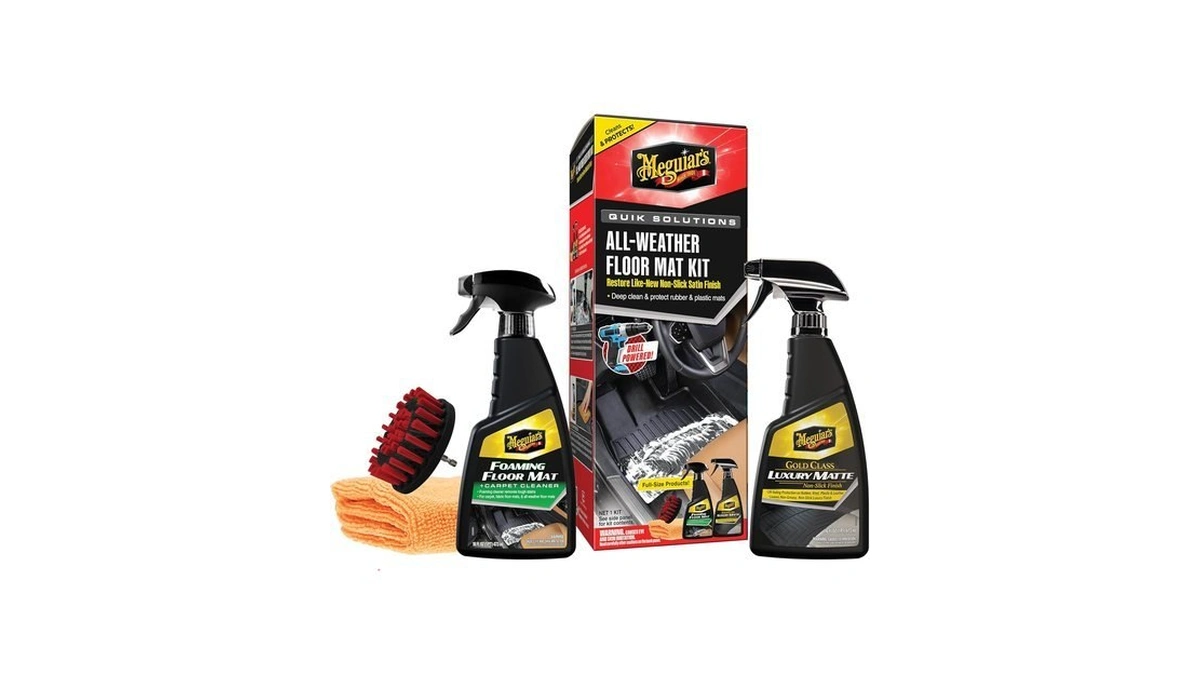 Meguiar’s Quik Solutions All-weather Floor Mat Kit,all Weather Floor Mat