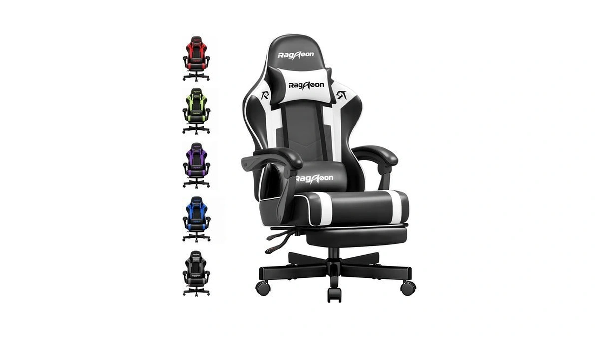 Gaming Chair For Adults Gamer Game Ergonomic Pc Chair, 7-point