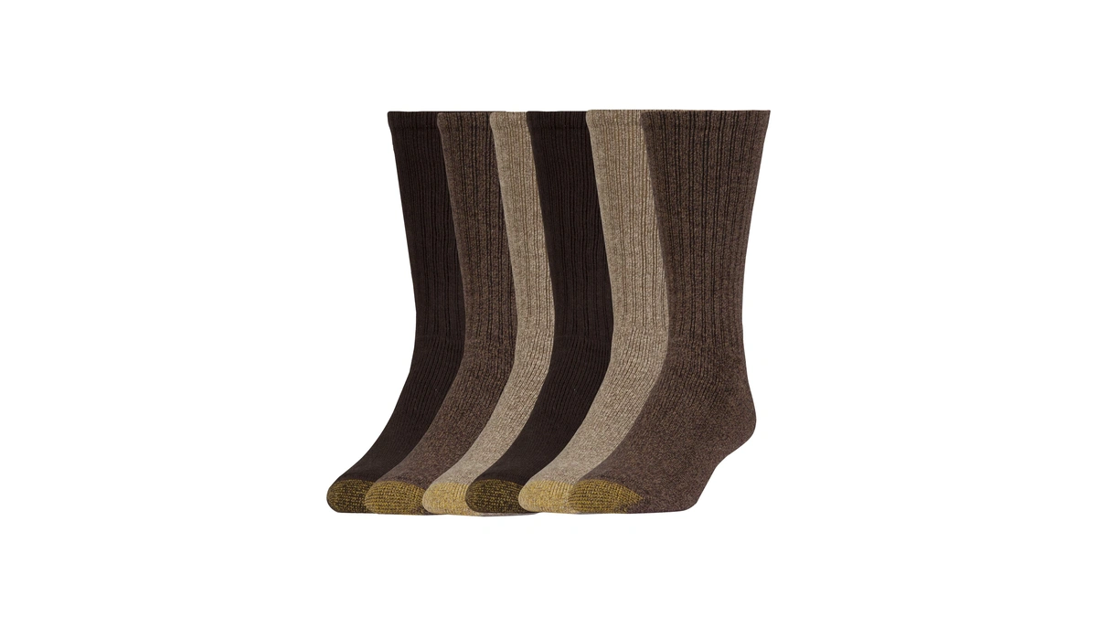 Goldtoe Men Harrington Crew Socks Multipairs