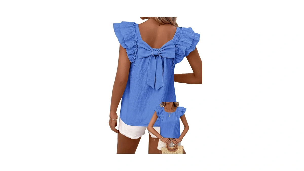 Falechay Summer Tops Womens 2026 Fashion Cute Chiffon Trendy Tunic